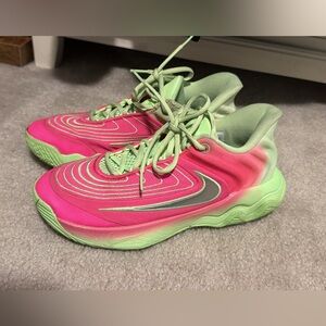 Nike Vibrant Pink and Green Athletic Shoes